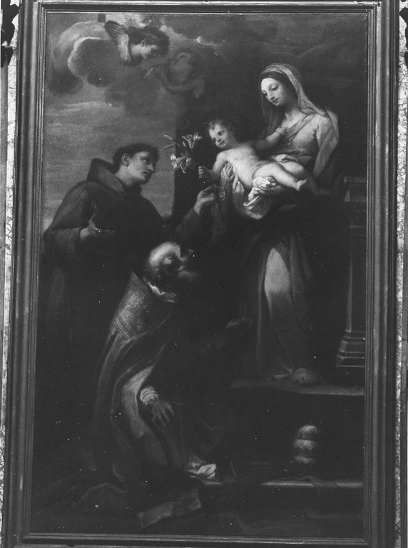 Madonna con Bambino con Sant'Antonio da Padova e Santo Stefano I papa (dipi